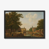 View of the Houtmarkt, Amsterdam by Hendrik Keun - thumbnail_1_bf_66fce6f18213847b6f357a22